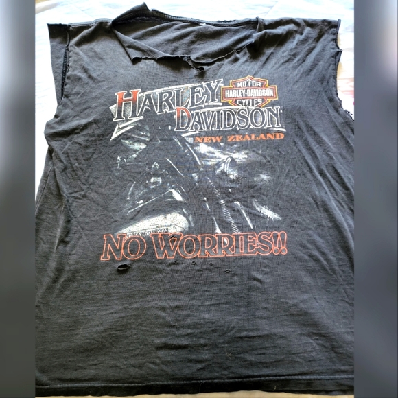 Distressed Harley-Davidson Tee - Picture 2 of 4